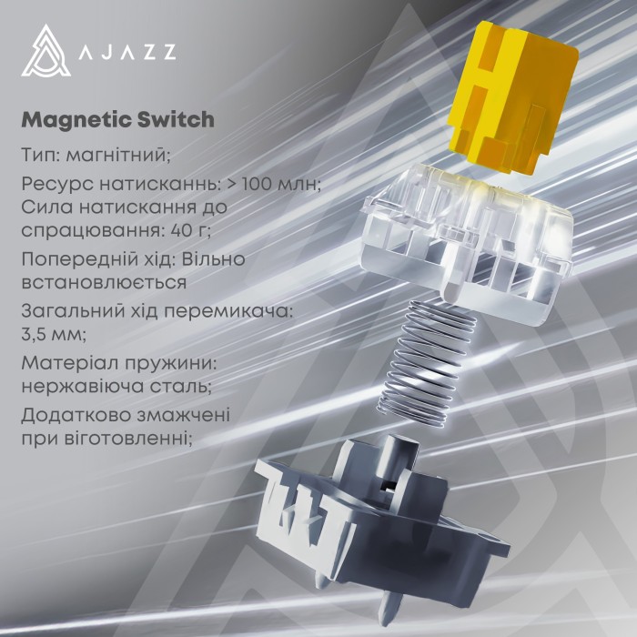 Бездротова механічна клавіатура Ajazz AK820 MAX Flying Fish Switch Retro Colour - 8000 mAh (AK820MAX (AK820MAX-FF-R)