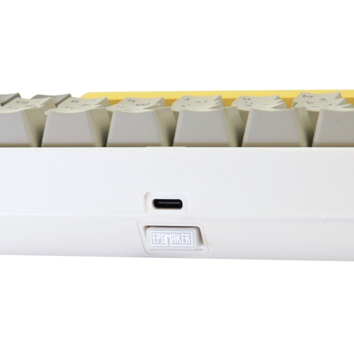 Клавіатура механічна бездротова EPOMAKER EP64 Mulan White (EP64-W-M) (EP64-W-M)