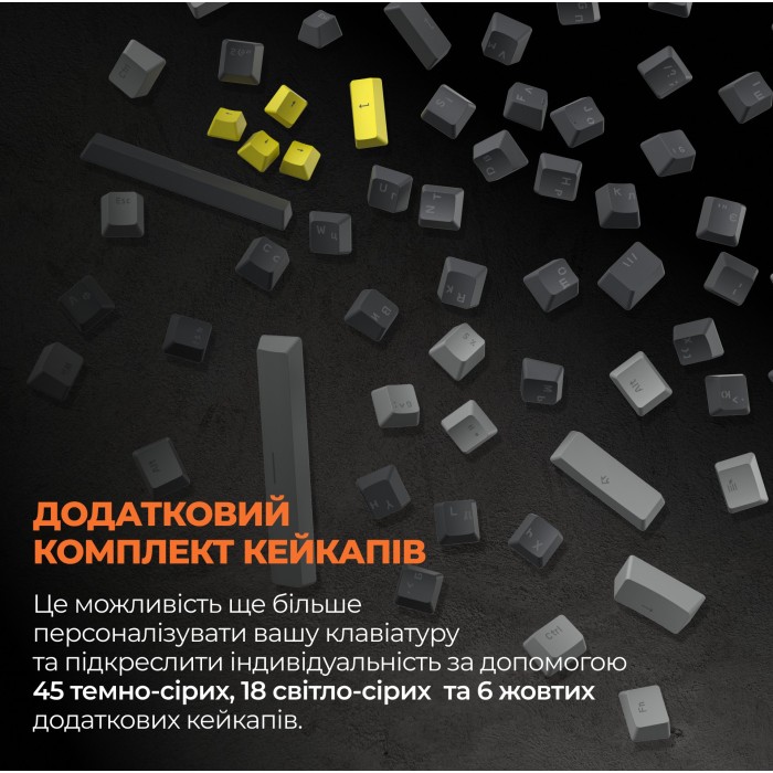 Клавіатура механічна бездротова GamePro Asgard Fenrir (MK130G Pro) (MK130G Pro)