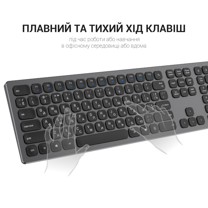 Клавіатура бездротова OfficePro (SK1550B) (SK1550B)