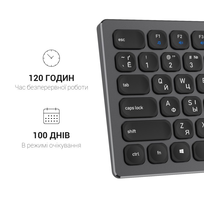 Клавіатура бездротова OfficePro (SK1550B) (SK1550B)