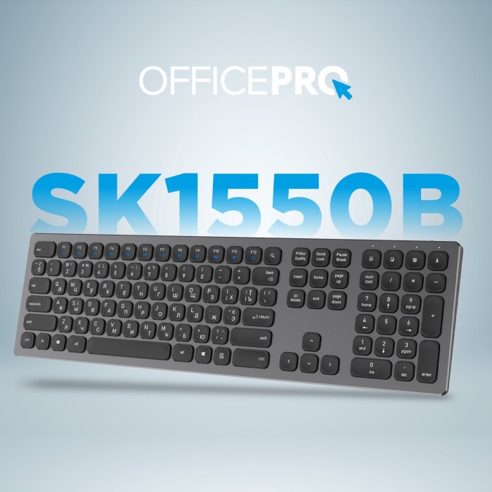 Клавіатура бездротова OfficePro (SK1550B) (SK1550B)