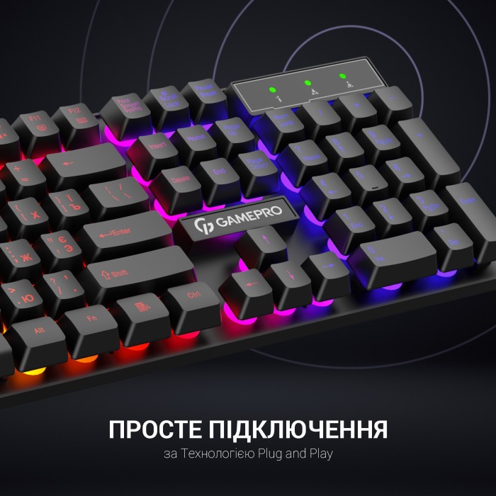 Клавіатура дротова GamePro GK296 (GK296)