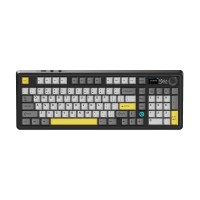 Бездротова механічна клавіатура Ajazz AK980 Clear Sky Switch Black-Gray-Yellow (AK980-CS-BGY) (AK980-CS-BGY)