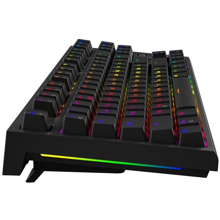 Дротова механічна клавіатура GamePro MK180B (Red) з Hot-Swap RGB Blac (MK180B)