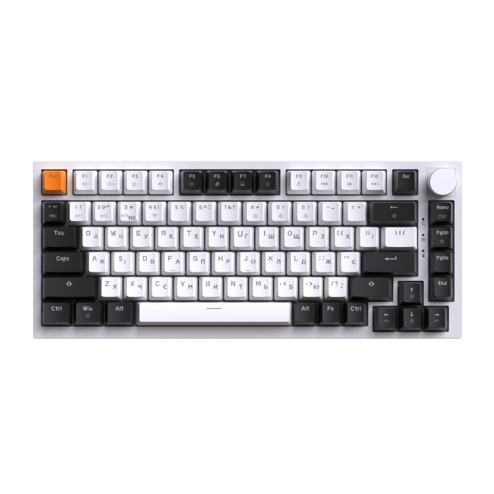 Бездротова механічна клавіатура GamePro Asgard Valhalla (MK160W Pro) 75% QLAB orange switches (MK160W Pro)