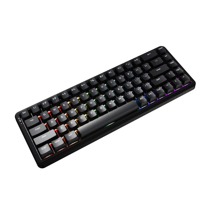 Клавіатура механічна дротова Ajazz AK680 MAX Magnetic Switch RGB USB Black (AK680-WM-B-A)