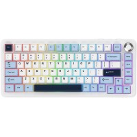 Клавіатура механічна бездротова Ajazz AK820 MAX PLUS Daydream Switch RGB Wireless/BT/USB White (AK820MAX-DD-BWD)