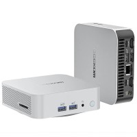 Міні ПК Неттоп GEEKOM Mini A7 / AMD Ryzen 9 7940HS / RAM 32GB / SSD 2TB / 2 x HDMI / LAN / Wi-Fi 6E / Bluetooth 5.2 / Windows 11 Pro (A7R97940HS-322T-EU)