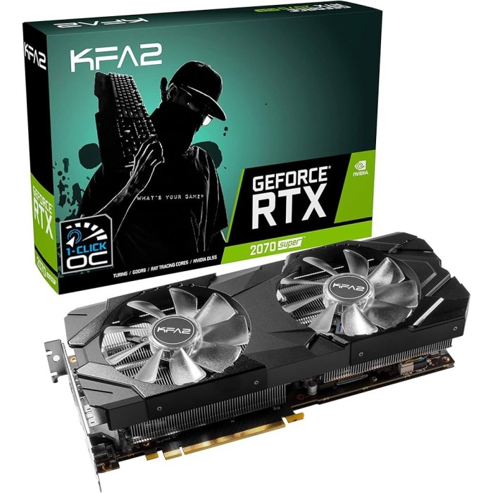 Відеокарта KFA2 GeForce RTX 2070 Super EX - 1Click OC 8GB GDDR6 (27ISL6MDU9EK)