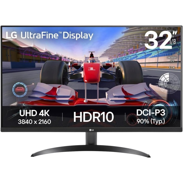 Монітор LG 31.5 32UR500K-B 2xHDMI, DP, Audio, VA, 3840x2160, 4ms, DCI-P3 90%, FreeSync, HDR10 (32UR500K-B)