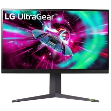 Монітор LG 31.5 32GR93U-B 2xHDMI, DP, USB, Audio, IPS, 3840x2160, 144Hz, 1ms, DCI-P3 95%, G-SYNC, FreeSync, Pivot, HDR400 (32GR93U-B)