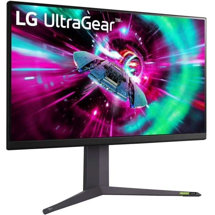 Монітор LG 31.5 32GR93U-B 2xHDMI, DP, USB, Audio, IPS, 3840x2160, 144Hz, 1ms, DCI-P3 95%, G-SYNC, FreeSync, Pivot, HDR400 (32GR93U-B)