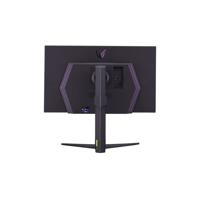 Монітор LG 27 27GR93U-B 2xHDMI, DP, USB, Audio, IPS, 3840x2160, 144Hz, 1ms, DCI-P3 95%, G-SYNC, FreeSync, Pivot, HDR400 (27GR93U-B)