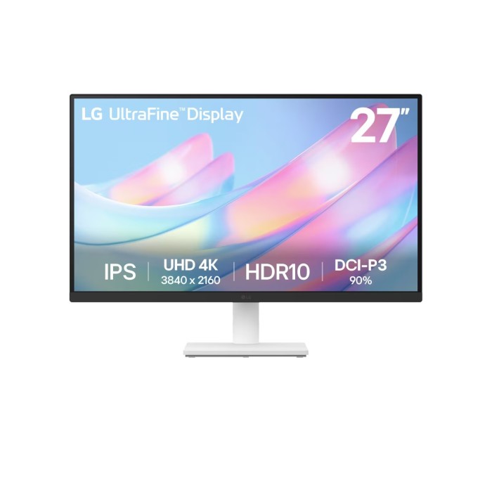Монітор LG 27 27US500-W 2xHDMI, DP, Audio, IPS, 3840x2160, DCI-P3 90%, HDR10 (27US500-W)