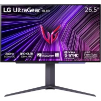 Монітор LG 27 27GS95QE-B 2xHDMI, DP, USB, Audio, OLED, 2560x1440, 240Hz, 0.03ms, DCI-P3 98.5%, G-SYNC, FreeSync, AdaptiveSync, Pivot, DisplayHDR TRUE BLACK 400 (27GS95QE-B)