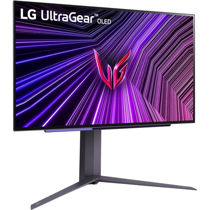 Монітор LG 27 27GS95QE-B 2xHDMI, DP, USB, Audio, OLED, 2560x1440, 240Hz, 0.03ms, DCI-P3 98.5%, G-SYNC, FreeSync, AdaptiveSync, Pivot, DisplayHDR TRUE BLACK 400 (27GS95QE-B)