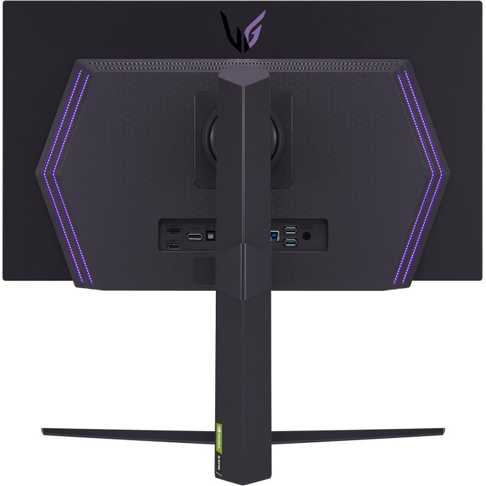 Монітор LG 27 27GS95QE-B 2xHDMI, DP, USB, Audio, OLED, 2560x1440, 240Hz, 0.03ms, DCI-P3 98.5%, G-SYNC, FreeSync, AdaptiveSync, Pivot, DisplayHDR TRUE BLACK 400 (27GS95QE-B)