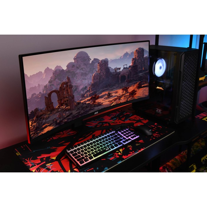 Монітор 2E GAMING 34 G3424B 2xHDMI, DP, VA, 3440x1440, 180Hz, 1ms, NTSC 85%, CURVED, FreeSync, HAS (2E-G3424B-01.UA)