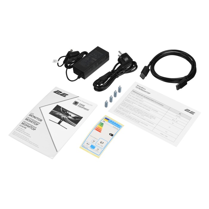Монітор 2E GAMING 34 G3424B 2xHDMI, DP, VA, 3440x1440, 180Hz, 1ms, NTSC 85%, CURVED, FreeSync, HAS (2E-G3424B-01.UA)