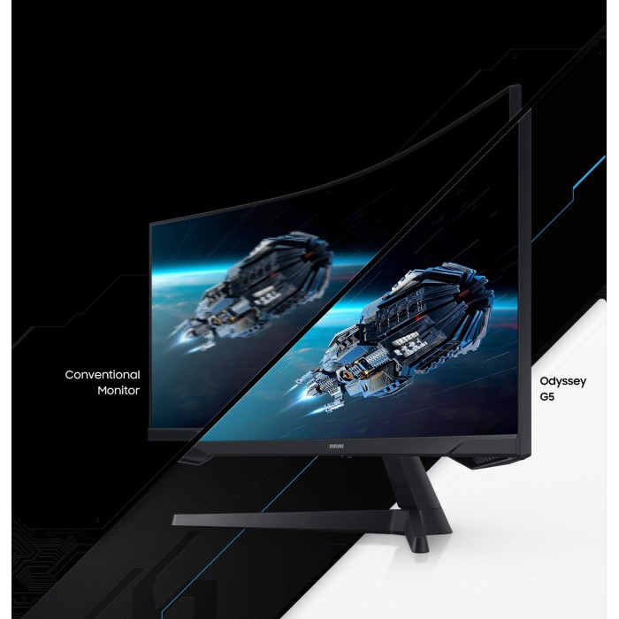 Монітор Samsung 34 Odyssey G5 C34G55TWW D-Sub, 2xHDMI, DP, VA, 3440x1440, 21:9, 165Hz, 1ms, CURVED (LC34G55TWWIXCI)