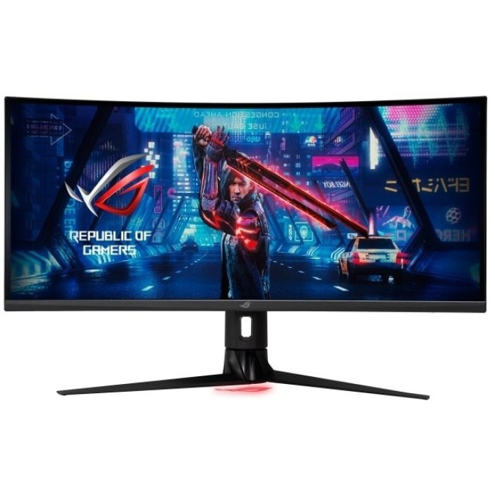 Монітор Asus 34.1 ROG Strix XG349C HDMI, DP, USB-C, 2xUSB, MM, IPS, 3440x1440, 21:9, 180Hz, 1ms, DCI-P3 98%, CURVED, AdaptiveSync, HAS, HDR400 (90LM06V0-B01A70)
