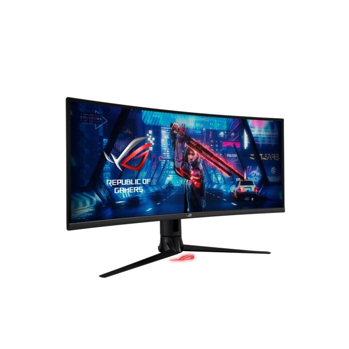 Монітор Asus 34.1 ROG Strix XG349C HDMI, DP, USB-C, 2xUSB, MM, IPS, 3440x1440, 21:9, 180Hz, 1ms, DCI-P3 98%, CURVED, AdaptiveSync, HAS, HDR400 (90LM06V0-B01A70)