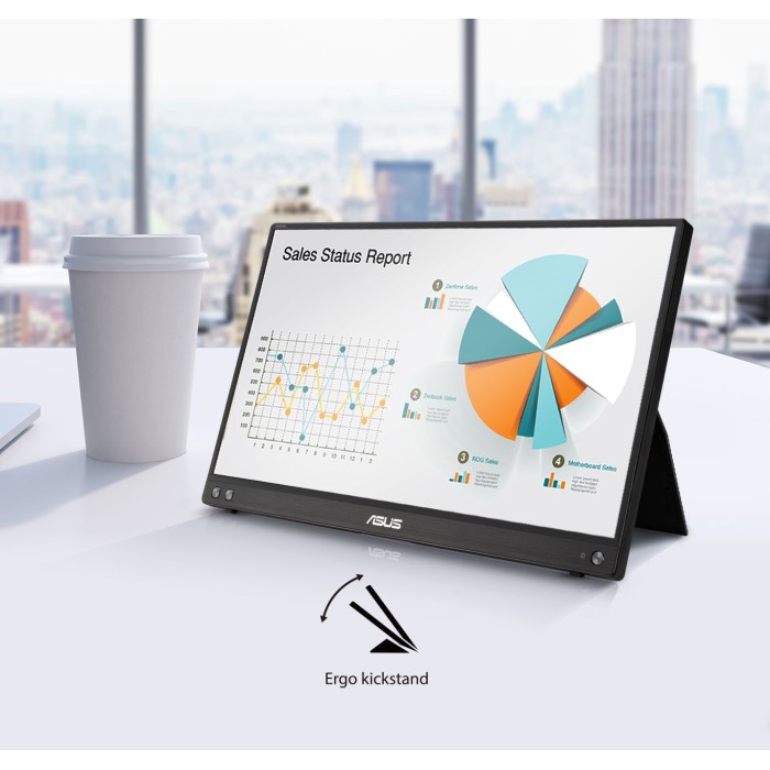 Монітор портативний Asus 15.6 ZenScreen MB16ACV USB-C, IPS, Case (90LM0381-B01370)