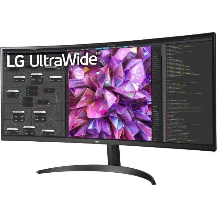 Монітор LG 34 34WQ60C-B 2xHDMI, DP, Audio, IPS, 3440x1440, 21:9; sRGB 99%, CURVED, HDR10 (34WQ60C-B)