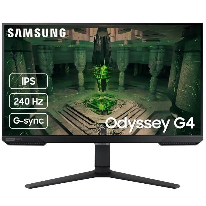 Монітор Samsung 27 Odyssey G4 S27BG400EI 2*HDMI, DP,, IPS, 240Hz, 1ms (LS27BG400EIXCI)