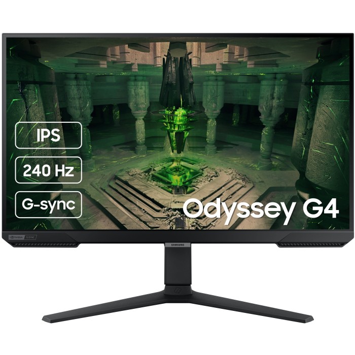 Монітор Samsung 27 Odyssey G4 S27BG400EI 2*HDMI, DP,, IPS, 240Hz, 1ms (LS27BG400EIXCI)