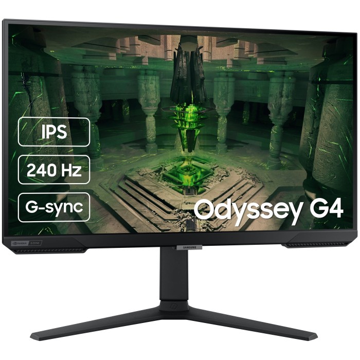 Монітор Samsung 27 Odyssey G4 S27BG400EI 2*HDMI, DP,, IPS, 240Hz, 1ms (LS27BG400EIXCI)