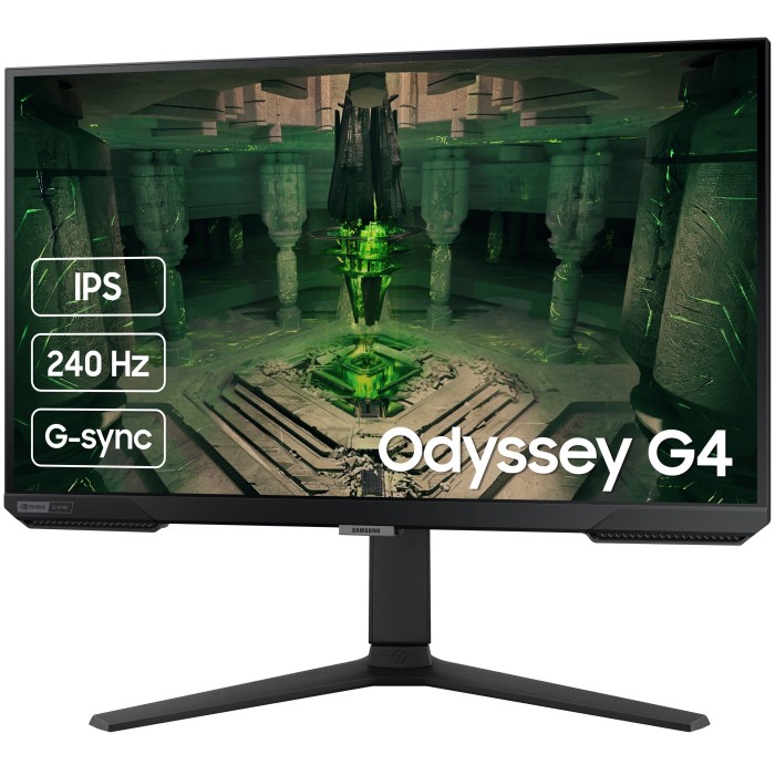 Монітор Samsung 27 Odyssey G4 S27BG400EI 2*HDMI, DP,, IPS, 240Hz, 1ms (LS27BG400EIXCI)