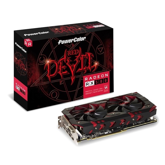 Відеокарта PowerColor AMD Radeon RX 580 Red Devil 8GB GDDR5 (AXRX 580 8GBD5-3DH/OC)
