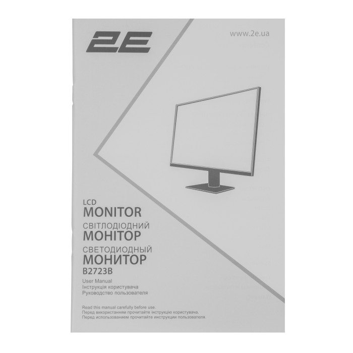 Монітор 2E 27 B2723B D-Sub, HDMI, VA, 75Hz (2E-B2723B-01.UA)