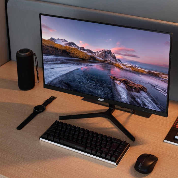 Монітор 2E 23.8 D2423B D-Sub, HDMI, MM, IPS, 75Hz, FreeSync (2E-D2423B-01.UA)