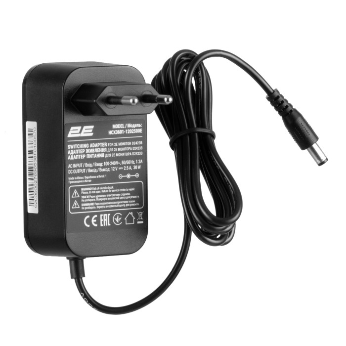 Монітор 2E 23.8 D2423B D-Sub, HDMI, MM, IPS, 75Hz, FreeSync (2E-D2423B-01.UA)