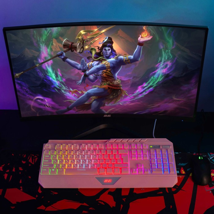 Монітор 2E GAMING 27 R2723BV HDMI, DP, VA, 165Hz, 6ms, CURVED, FreeSync (2E-R2723BV-01.UA)