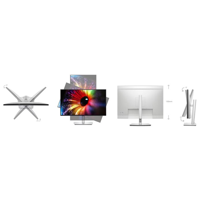 Монітор DELL 27 U2724D HDMI, DP, USB, Audio, IPS, 2560x1440, 120Hz, sRGB 100%, Pivot (210-BKVB)