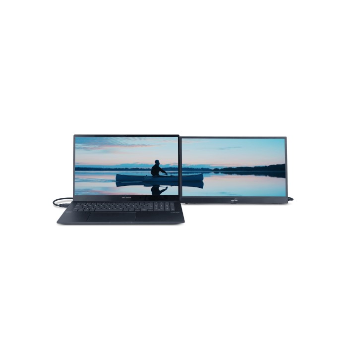Монітор портативний Asus 16 ZenScreen MB16QHG HDMI, 2xUSB-C, Audio, IPS, 2560x1600, 16:10, 120Hz, DCI-P3 100%, HDR400, Cover (90LM08NG-B01170)