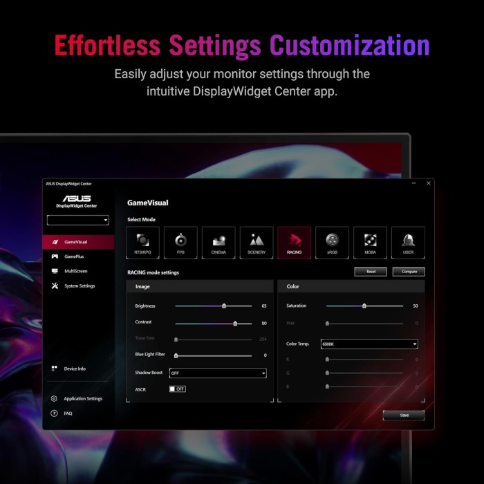 Монітор Asus 24.5 ROG Strix XG259QNS 2xHDMI, DP, 2xUSB, Audio, IPS, 380Hz, 0.3ms, sRGB 110%, AdaptiveSync, Pivot, HDR400 (90LM09M0-B01370)