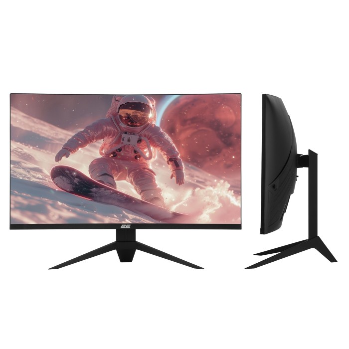 Монітор 2E GAMING 27 G2724BV HDMI, DP, VA, 2560x1440, 165Hz, 1ms, CURVED, FreeSync (2E-G2724BV-01.UA)