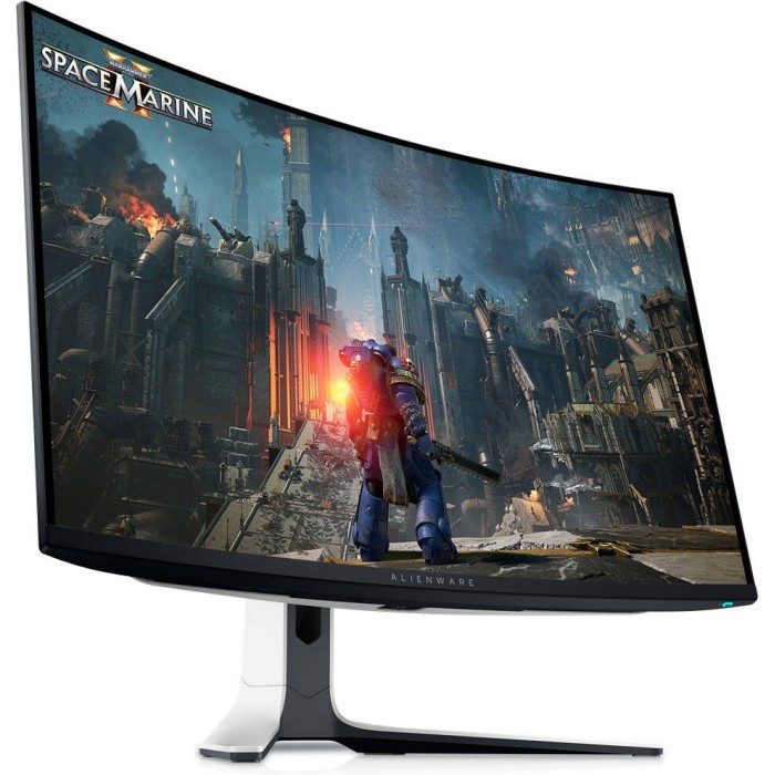 Монітор DELL 31.6 AW3225QF 2xHDMI, DP, USB, QD-OLED, 3840x2160, 240Hz, 0.03ms, DCI-P3 99%, CURVED, G-SYNC, FreeSync, Pivot, HDR TrueBlack 400 (210-BLLV)