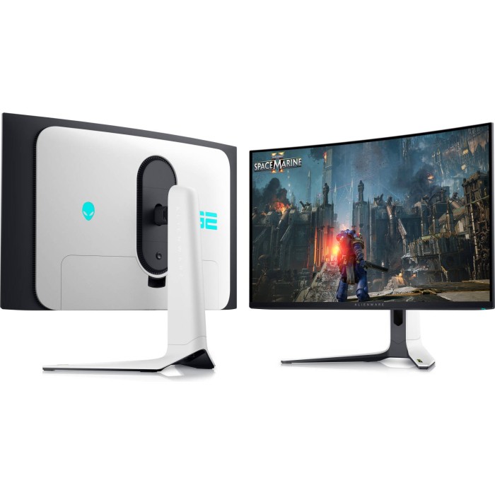 Монітор DELL 31.6 AW3225QF 2xHDMI, DP, USB, QD-OLED, 3840x2160, 240Hz, 0.03ms, DCI-P3 99%, CURVED, G-SYNC, FreeSync, Pivot, HDR TrueBlack 400 (210-BLLV)