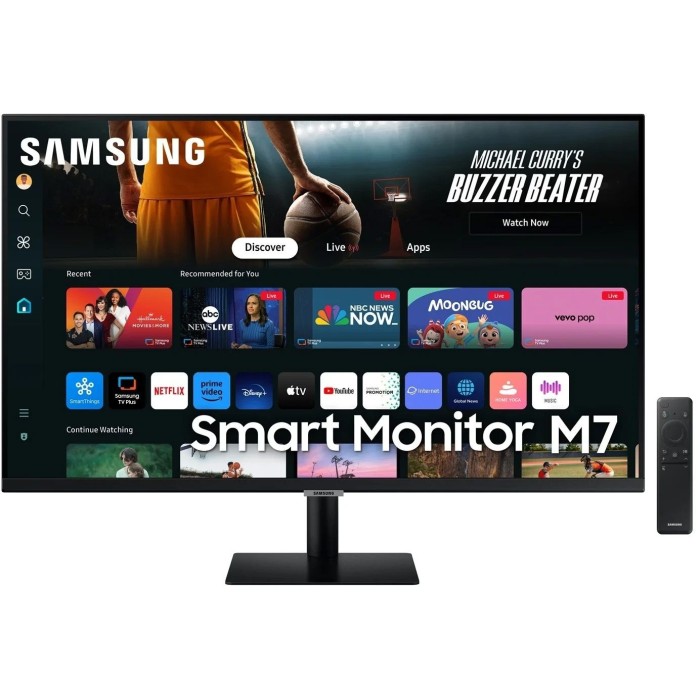 Монітор Samsung 32S32DM702 HDMI, USB, Bluetooth, VA, 3840x2160, 4ms (LS32DM702UIXUA)