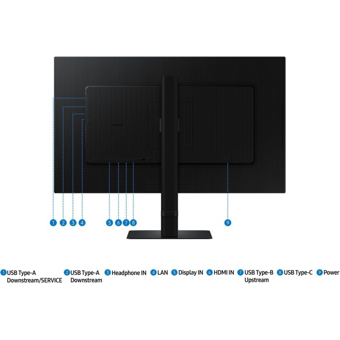 Монітор Samsung 27 S80UD HDMI, DP, USB, USB-C, MM, IPS, 3840x2160 (LS27D804UAIXCI)