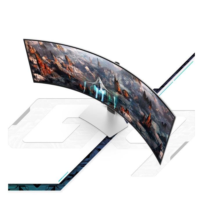 Монітор Samsung 48.7Odyssey OLED G9 G93SC HDMI, DP, USB, MM, OLED, 5120x1440, 32:9, 240Hz, 0.3ms, CURVED (LS49CG930SIXCI)