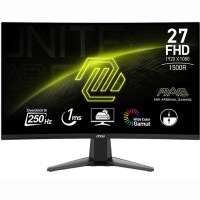 Монітор MSI 27 MAG 27C6X 2xHDMI, DP, USB-C, 2xUSB, Audio, VA, 250Hz, 1ms, sRGB 99%, CURVED, AdaptiveSync (9S6-3CE01M-002)