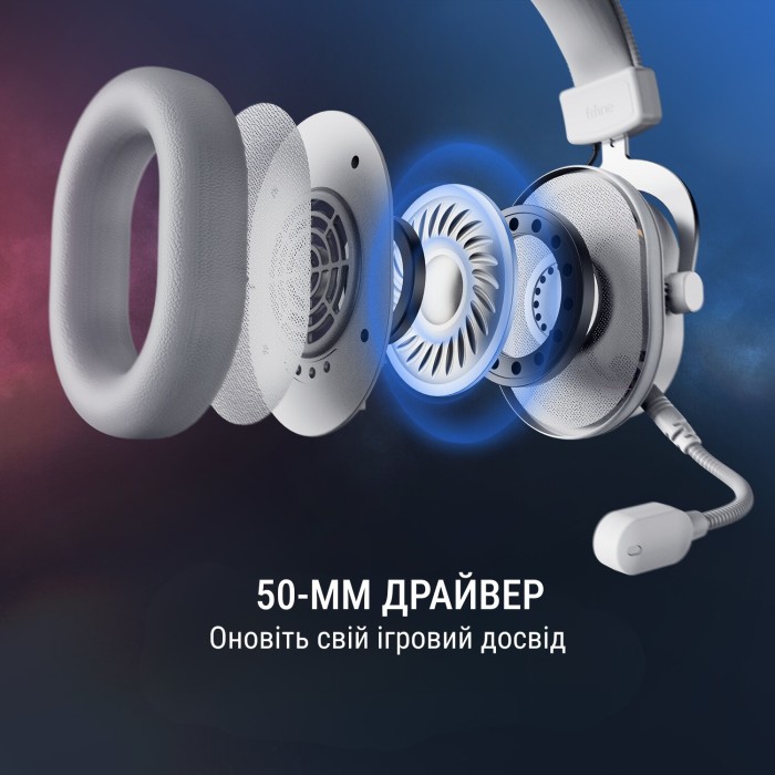 Гарнітура Fifine RGB H6W (H6W)