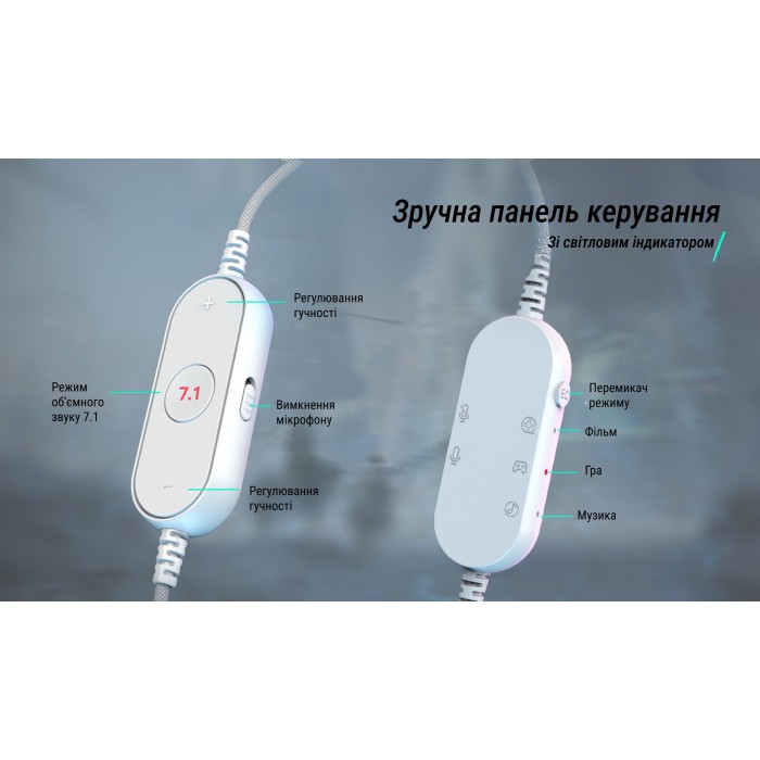 Гарнітура Fifine RGB H6W (H6W)